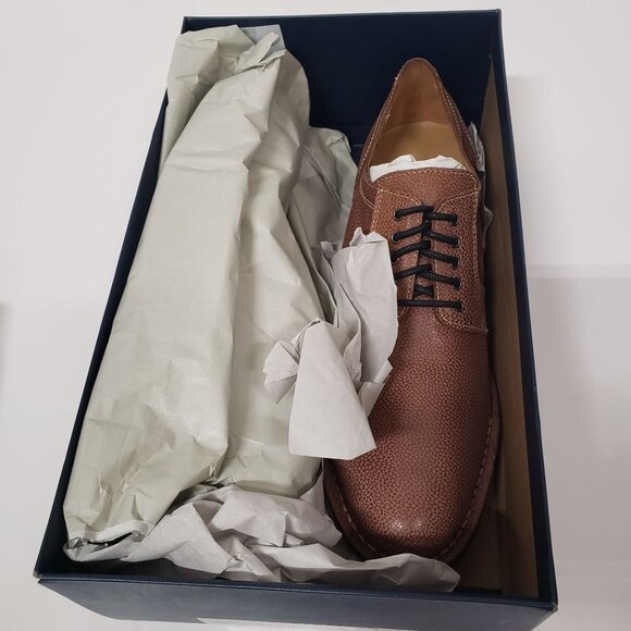 Cole Haan Men's Centre ST Oxford Papaya Brown - Size 10 - Picture 4 of 7